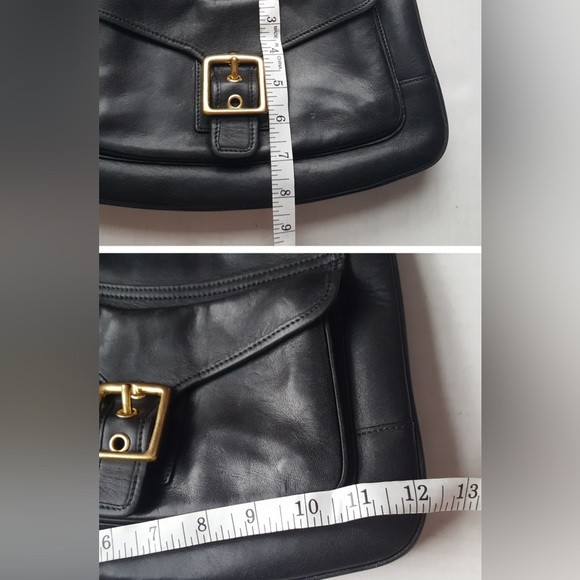 Coach 9340 Legacy Saddlebag, black leather, excellent condition authenticated - Picture 10 of 12